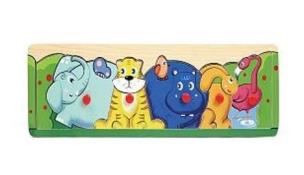 Opakowanie Układanka drewniana zwierzęta