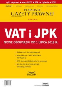 Opakowanie VAT i JPK nowe obowiązki od 1 lipca 2018 r.