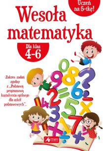 Okładka książki Wesoła matematyka dla klas 4-6