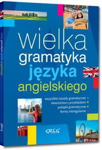 Wielka gramatyka języka angielskiego. Autor: Jacek Paciorek. Multiszop.pl Okładka książki Wielka gramatyka języka angielskiego