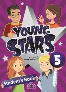 Young Stars 5 SB MM PUBLICATIONS. Autor: Marileni Malkogianni. Multiszop.pl Okładka książki Young Stars 5 SB MM PUBLICATIONS