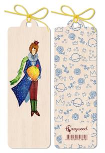 Okładka książki Zakładka drewniana Mały Książę