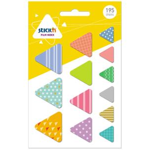 Okładka książki Zakładki indeksujące - trójkąty op. 192szt