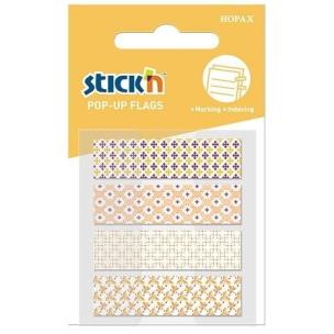 Opakowanie Zakładki indeksujące żółte 4 wzory