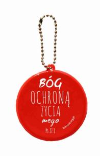 Opakowanie Zawieszka odb. czerwona koło 7c