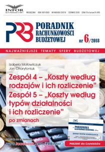 Okładka książki Zespół 4- Koszty według rodzajów i ich rozliczenie.Zespół 5 - Koszty według typu działalności i ich