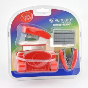Opakowanie Zestaw KANGARO Trendy-45M/Z4 4w1 czerwony
