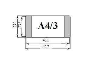 Opakowanie Zestaw okładen na książki A4/3