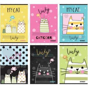 Opakowanie Zeszyt A4/54K linia My cat (10szt) STREET