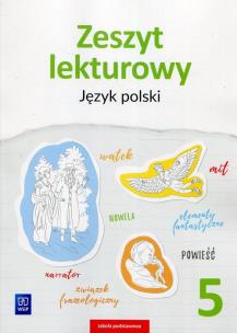 Okładka książki Zeszyt lekturowy Język polski 5