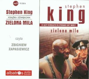 Okładka książki Zielona Mila. Książka audio CD MP3 - Audiobook