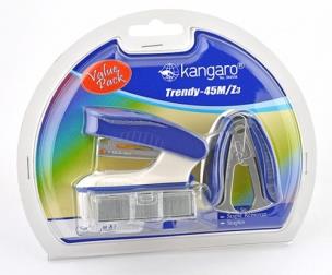 Opakowanie Zszywacz Kangaro Trendy-45M/Z3 + zszywki i rozszywacz