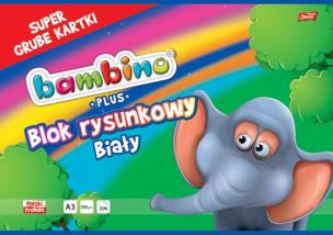 Opakowanie BLOK RYSUNKOWY A3 BIAŁY BAMBINO 50665