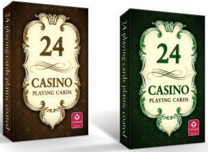 Opakowanie CASINO - karty do gry 24 karty Cartamundi
