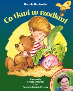 Okładka książki CO TKWI W RZODKWI + CD