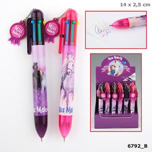 Opakowanie DŁUGOPIS MISS MELODY FIOLETOWY 6 KOLORÓW 6792B