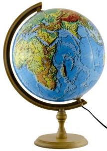 Okładka książki GLOBUS 320 FIZYCZNY 3D PODŚWIETALNY