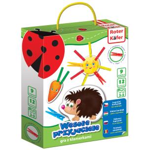 Opakowanie GRA EDUKACYJNA Z KLAMERKAMI WESELI PRZYJACIELE RK5101 05