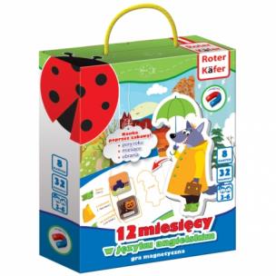Opakowanie GRA MAGNETYCZNA 12 MIESIĘCY W JĘZYKU ANGIELSKIM RK2201-08