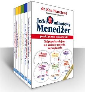 Okładka książki Jednominutowy Menedżer. Zestaw 6 książek audio CD - Audiobook