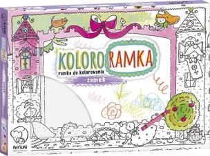 Okładka książki KOLOROWANKA RAMKA DO ZAWIESZENIA ZAMEK ŚREDNIA