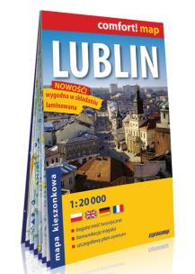 Opakowanie Lublin kieszonkowy laminowany plan miasta 1:20 000
