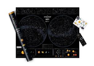 Opakowanie MAPA GWIEZDNA NIEBA STAR MAP OF THE SKY