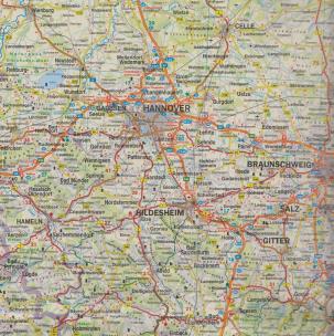 Okładka książki NIEMCY MAPA 1:500 000