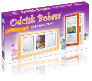 Opakowanie ODCISK BOBASA POTRÓJNA RAMKA Z GLINKĄ NATURALNA