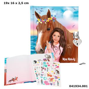 Opakowanie PAMIĘTNIK Z KONIKIEM NA KŁÓDKĘ MISS MELODY 1934A