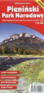Okładka książki PIENIŃSKI PARK NARODOWY MAPA TURYSTYCZNA 1:20 000 MAPA WODOODPORNA