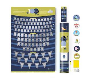 Okładka książki PLAKAT ZDRAPKA 100 BUCKETLIST LIFE EDITION