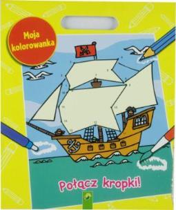 Okładka książki POŁĄCZ KROPKI MOJA KOLOROWANKA XXL