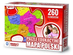 Opakowanie Puzzle Edukacyjne mapa Polski