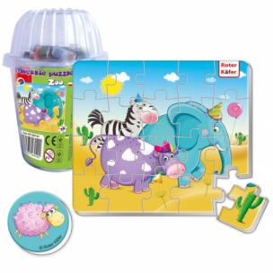 Opakowanie PUZZLE MIĘKKIE MAGNETYCZNE ZOO RK1305-04