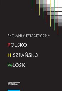 Opakowanie Słownik tematyczny polsko-hiszpańsko-włoski