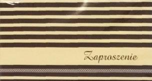 Opakowanie Zaproszenia Bello wzór nr 05 10 sztuk