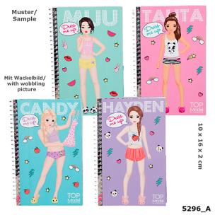 Opakowanie ZESTAW DRESS ME UP Z NAKLEJKAMI TOP MODEL 3D 5296A