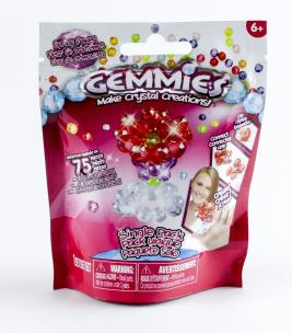 Opakowanie ZESTAW GEMMIES KWIATEK 75 ELEMENTÓW
