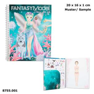 Opakowanie ZESTAW Z NAKLEJKAMI DRESS ME UP FANTASY MODEL 8755A