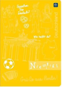 Opakowanie Zeszyt A5/60K kratka Hybrid J. Niemiecki (10szt)