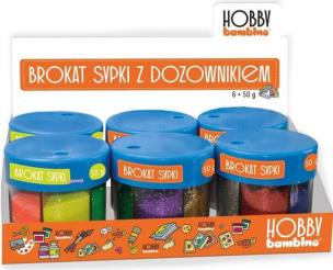 Opakowanie  BROKAT SYPKI W SŁOIKU Z DOZOWNIKIEM 50G BAMBINO HOBBY 1 SZTUKA