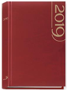 Opakowanie Terminarz 2019 A5 Standard - czerwony