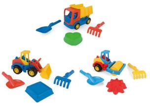 Opakowanie Auta budowlane z akcesoriami mix
