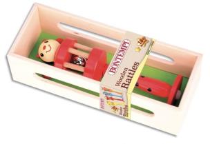 Opakowanie Grzechotka drewniana z kulką