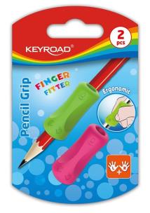 Opakowanie GUMKA UNIWERSALNA PENCIL GRIP 2SZT. KEYROAD BLISTER