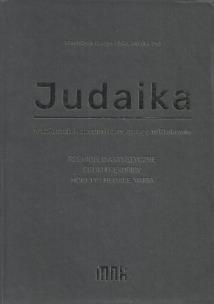 Okładka książki Judaika w zbiorach Muzeum Narodowego w Krakowie