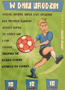 Opakowanie Karnet Comic B6 + koperta wzór nr 25 4 sztuki