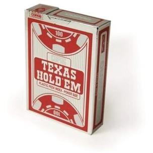 Karty do Texas Hold'em Poker PC Peek Silver czerwone. Wydawca: Cartamundi. Multiszop.pl Opakowanie Karty do Texas Hold'em Poker PC Peek Silver czerwone