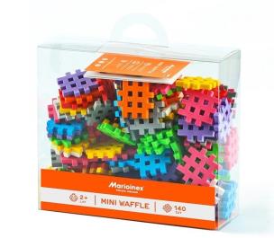 Klocki Waffle mini 140 szt.. Wydawca: MARIOINEX. Multiszop.pl Opakowanie Klocki Waffle mini 140 szt.